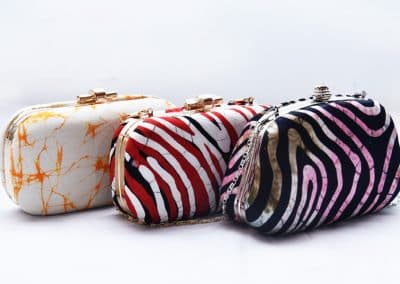 Hand-dyed batik shawls, clutches and jewellery by Suraliya Batik, photograph 5