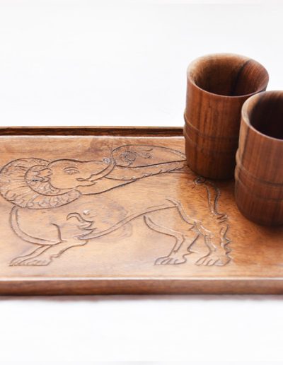 Turned mango-wood bowls and lacquered tableware by Aruna Wood craft, photograph 6